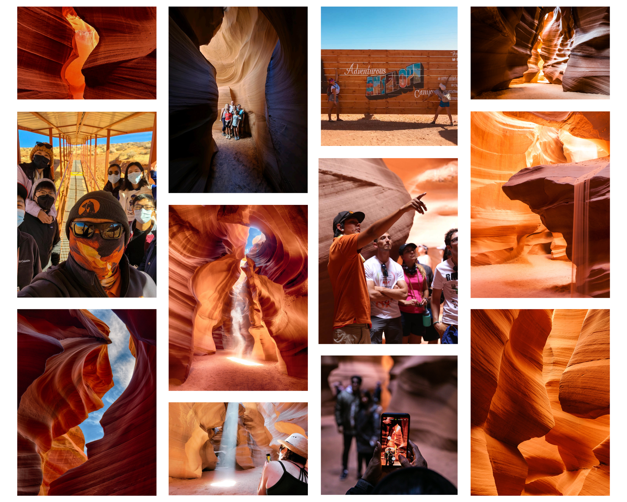 Copy of Red & Teal Aesthetic Bright Photographic Grid Photo Collage